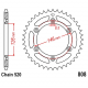 Corona 39 Denti Passo 520 Suzuki Argento