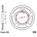 Corona 41 Denti Passo 525 KTM Nera
