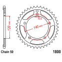 Corona 46 Denti Passo 530 Triumph - Suzuki