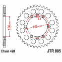 Corona 50 Denti Passo 428 Suzuki Argento