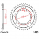 Corona 41 Denti Passo 530 Kawasaki Argento