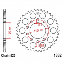 Corona 37 Denti Passo 525 Honda Argento