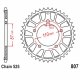 Corona 44 Denti Passo 525 Suzuki - Yamaha Argento
