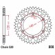 Corona 46 Denti Passo 520 Suzuki Argento