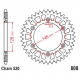 Corona 49 Denti Passo 520 Suzuki Argento