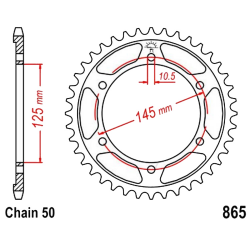 Corona 39 Denti Passo 530 Yamaha