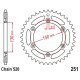 Corona 50 Denti Passo 520 Yamaha Nera