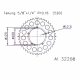 Corona 41 Denti Passo 520 Aprilia Argento