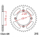 Corona 55 Denti Passo 420 Honda Argento