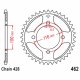 Corona 51 Denti Passo 428 Kawasaki Argento