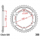  Corona 46 Denti Passo 525 Honda - Yamaha Argento