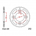 Corona 37 Denti Passo 420 Honda Argento