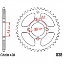 Corona 39 Denti Passo 428 Yamaha Argento
