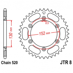 Corona 48 Denti Passo 520 Bmw