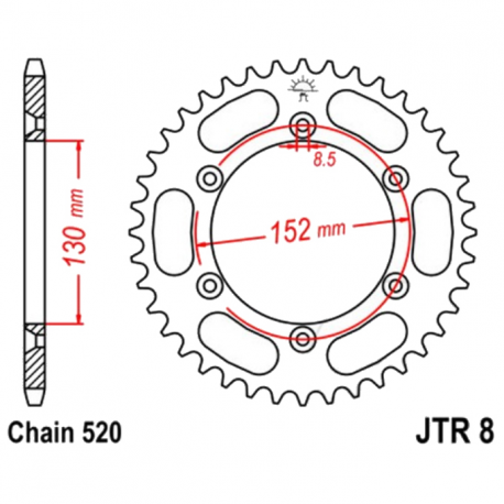 Corona 48 Denti Passo 520 Bmw