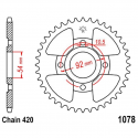 Corona 60 Denti Passo 420 Yamaha
