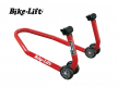 Cavalletto Moto Posteriore Bike Lift Con Forchette Universale - Rosso