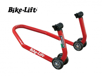 Cavalletto Moto Posteriore Bike Lift Con Forchette Universale - Rosso