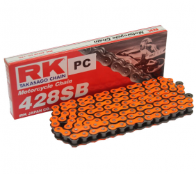 Catena RK SB Passo 428 Maglie 130 - Arancio