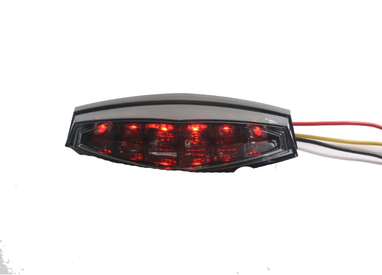 255-071 mini led luce rosso universale per moto Div modelli Enduro 