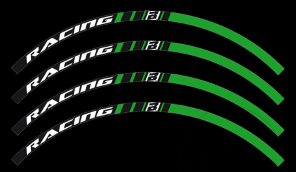 Kit Adesivi Ruota BBR KAWASAKI Racing