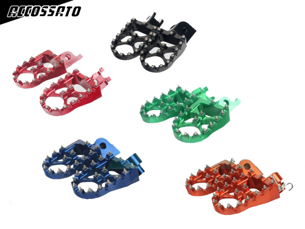 Pedane Maggiorate in ergal Accossato Suzuki RM-Z 250 - RM-Z 450 
