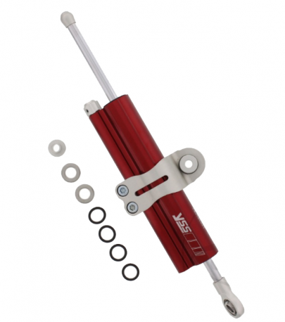 Ammortizzatore di sterzo Top Line YSS Rosso Anodizzato