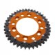 Corona ZF Dual 38 Denti Passo 525 Arancio KTM RC8 1190 - RC8 1190 R 