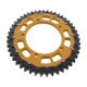 Corona ZF Dual 47 Denti Passo 525 Oro Kawasaki - Suzuki - Triumph 