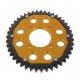 Corona ZF Dual 43 Denti Passo 428 Oro Suzuki - Kawasaki - Keeway