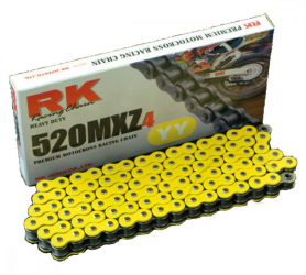 Catena RK Passo 520 Maglie 116 Giallo Suzuki RM 125 - RM 250