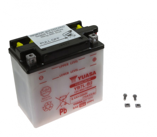 Batteria YB7L-B2 YUASA Triumph - Peugeot