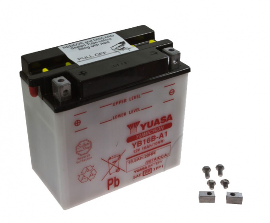 Batteria YB16B-A1 YUASA Ducati - Honda - Moto Guzzi - Suzuki 