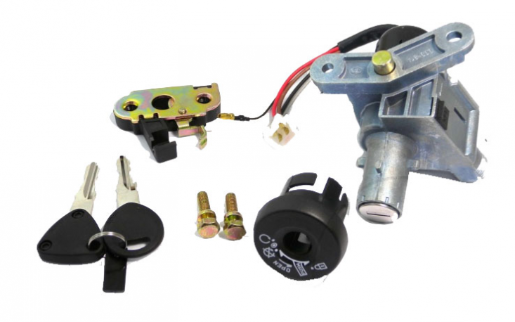 Kit Blocco Chiave Accensione Yamaha - Derbi - MBK 