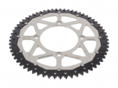 Corona ZF Dual 63 Denti Passo 428 Argento Beta RE 125 - RR 125 LC Motard