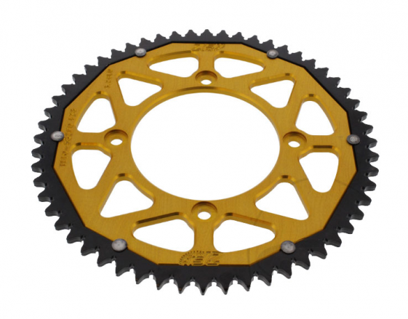 Corona ZF Dual 56 Denti Passo 428 Oro Beta RE 125 - RR 125 LC Motard 