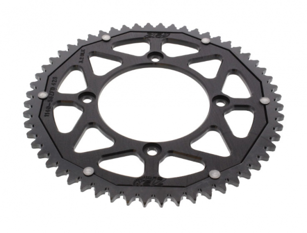 Corona ZF Dual 56 Denti Passo 428 Nera Beta RE 125 - RR 125 LC Motard 