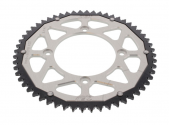 Corona ZF Dual 56 Denti Passo 428 Argento Beta RE 125 - RR 125 LC Motard