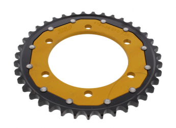 Corona ZF Dual 39 Denti Passo 530 Oro Kawasaki - Suzuki - Yamaha