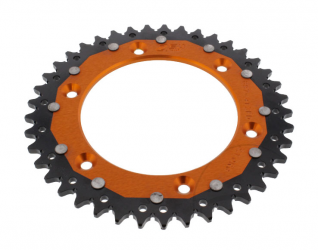 Corona ZF Dual 41 Denti Passo 520 Arancione SWM - KTM