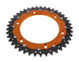 Corona ZF Dual 41 Denti Passo 520 Arancione SWM - KTM