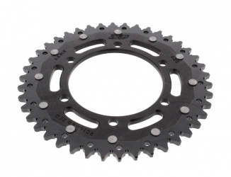 Corona ZF Dual 42 Denti Passo 525 Nero Triumph