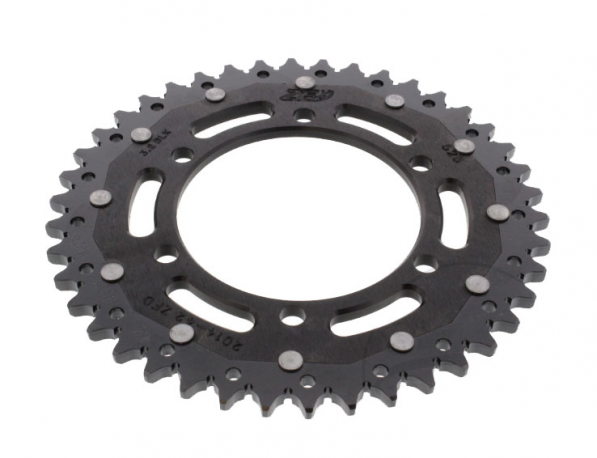 Corona ZF Dual 42 Denti Passo 525 Nero Triumph