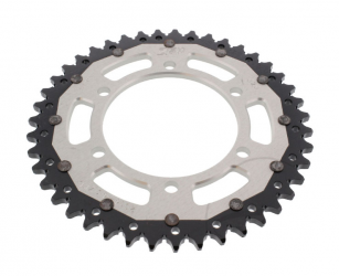 Corona ZF Dual 43 Denti Passo 525 Argento Triumph