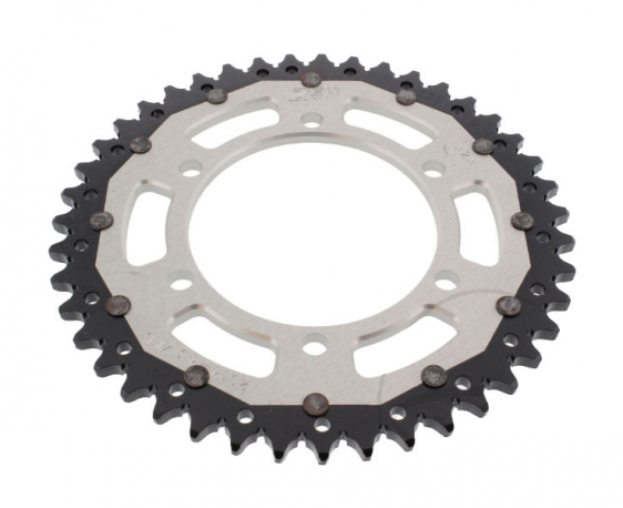Corona ZF Dual 43 Denti Passo 525 Argento Triumph 