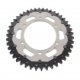 Corona ZF Dual 44 Denti Passo 525 Argento Honda 