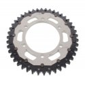 Corona ZF Dual 44 Denti Passo 525 Argento Honda