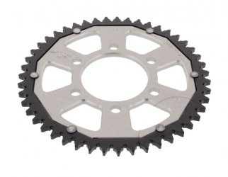 Corona ZF Dual 47 Denti Passo 428 Argento Honda