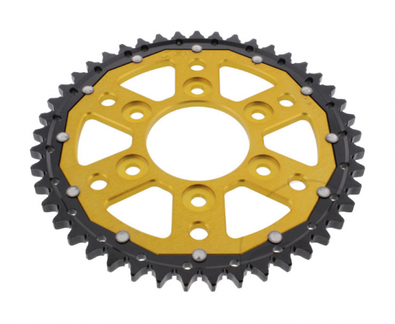 Corona ZF Dual 45 Denti Passo 530 Oro Ducati Multistrada 1200 Enduro ABS 