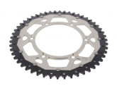 Corona ZF Dual 51 Denti Passo 520 Argento Yamaha WR 250 R - WR 250 X